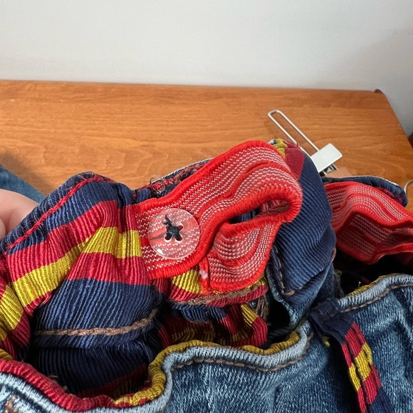 Mini Boden Harry Potter HP Jeans Denim Glasses Lightening Bolt Scar 3Y - Picture 11 of 12